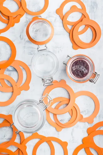Kilner rubber seals - Orange, 0.35–2 L, 6-pack - Kilner