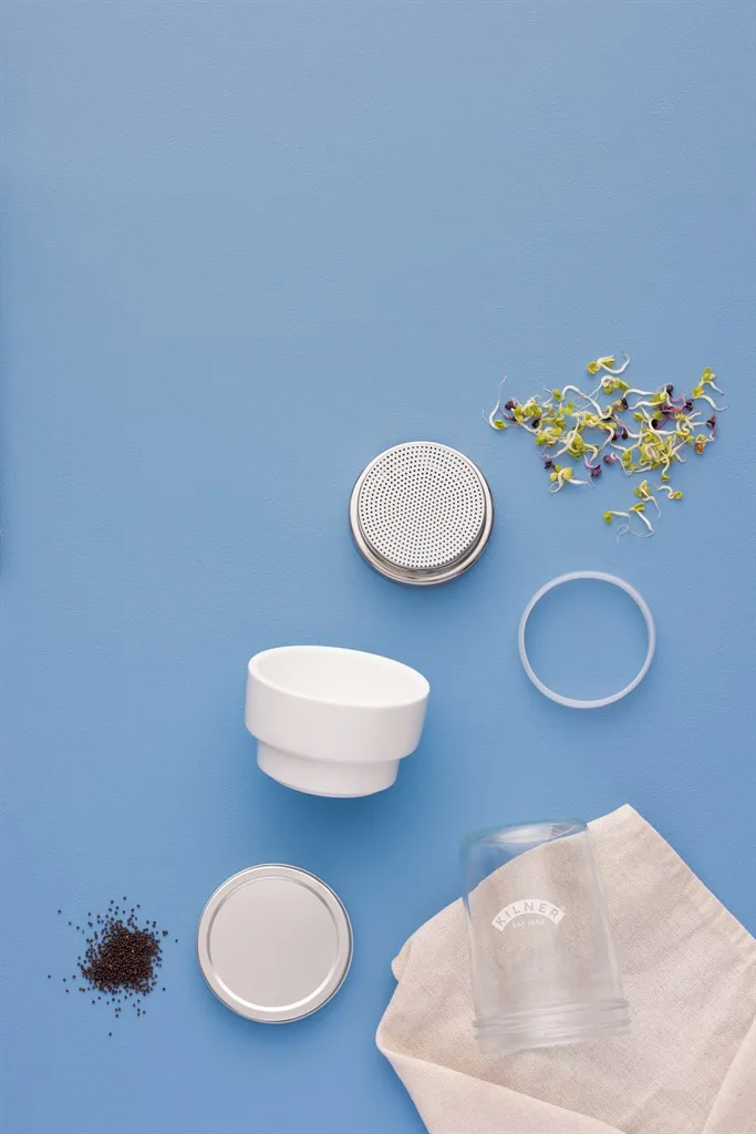 Kilner sprouting set, Clear-white, 500 ml Kilner
