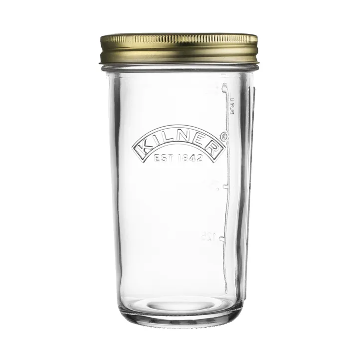 Kilner WIDE preserving jar - Clear-gold, 0.5 L - Kilner