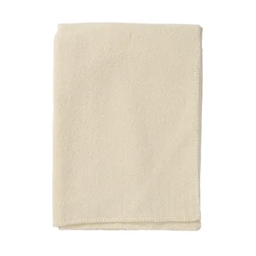 Bouclé wool throw 140x200 cm - Cream - Klippan Yllefabrik