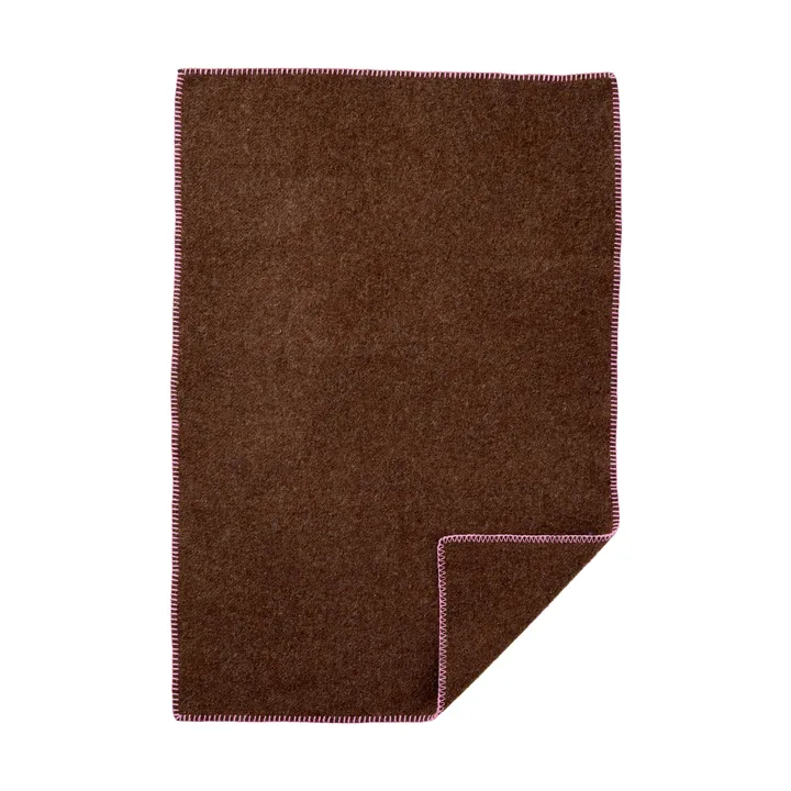 Cozy baby blanket - Walnut-pink, 65x90 cm - Klippan Yllefabrik