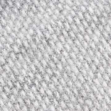 Domino wool throw - light grey - Klippan Yllefabrik