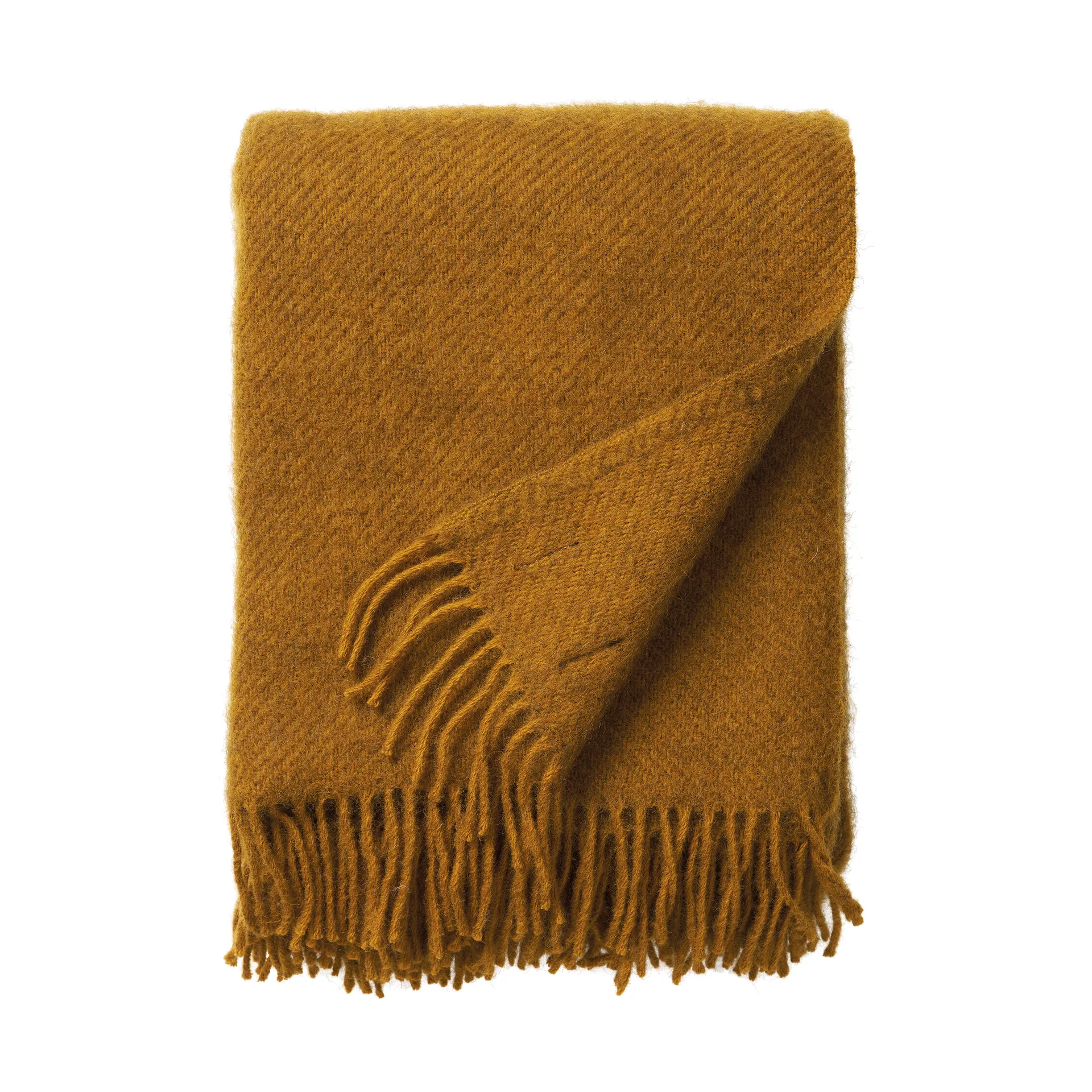 Gotland wool throw 130x200 cm, Brown Klippan Yllefabrik
