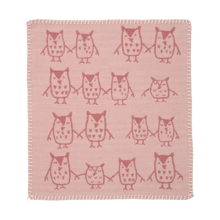 Hand in hand comforter 34x40 cm - Rose brown - Klippan Yllefabrik