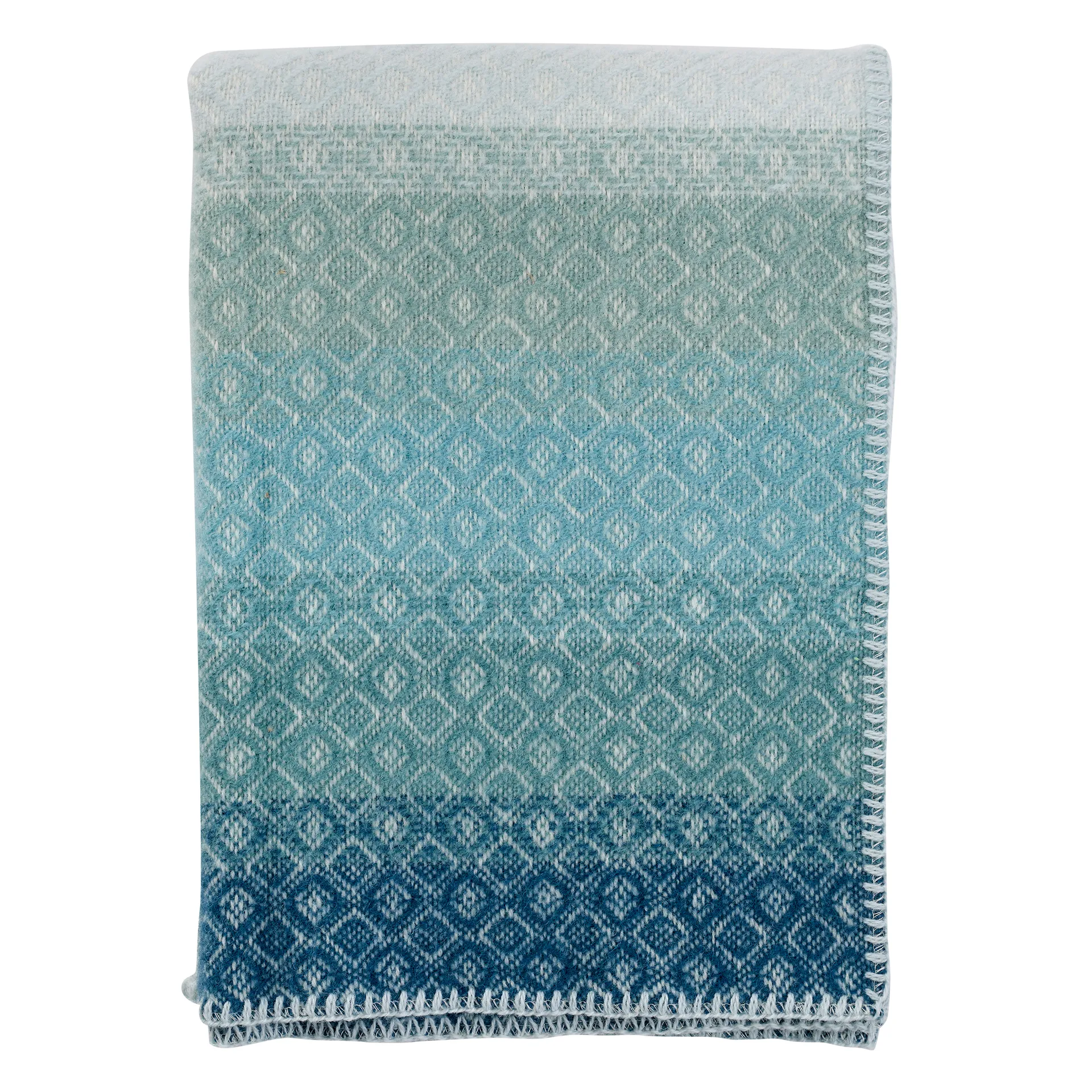 Havanna baby blanket 90x130 cm, aqua multi Klippan Yllefabrik