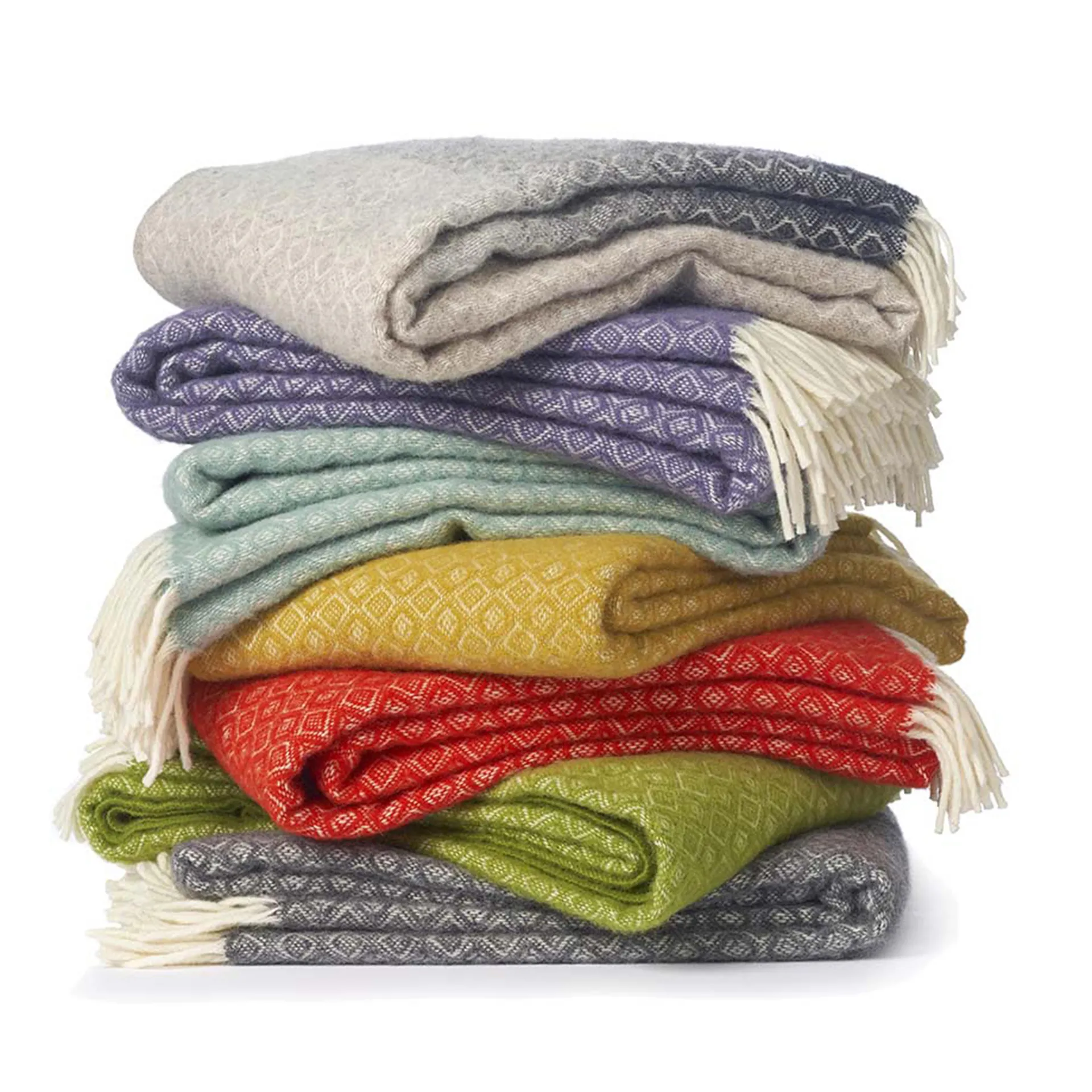 Havanna wool throw, nature Klippan Yllefabrik