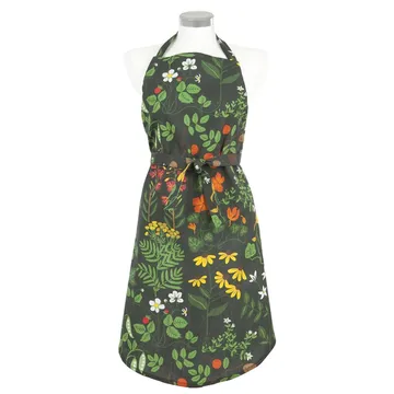 Leksand apron - green - Klippan Yllefabrik