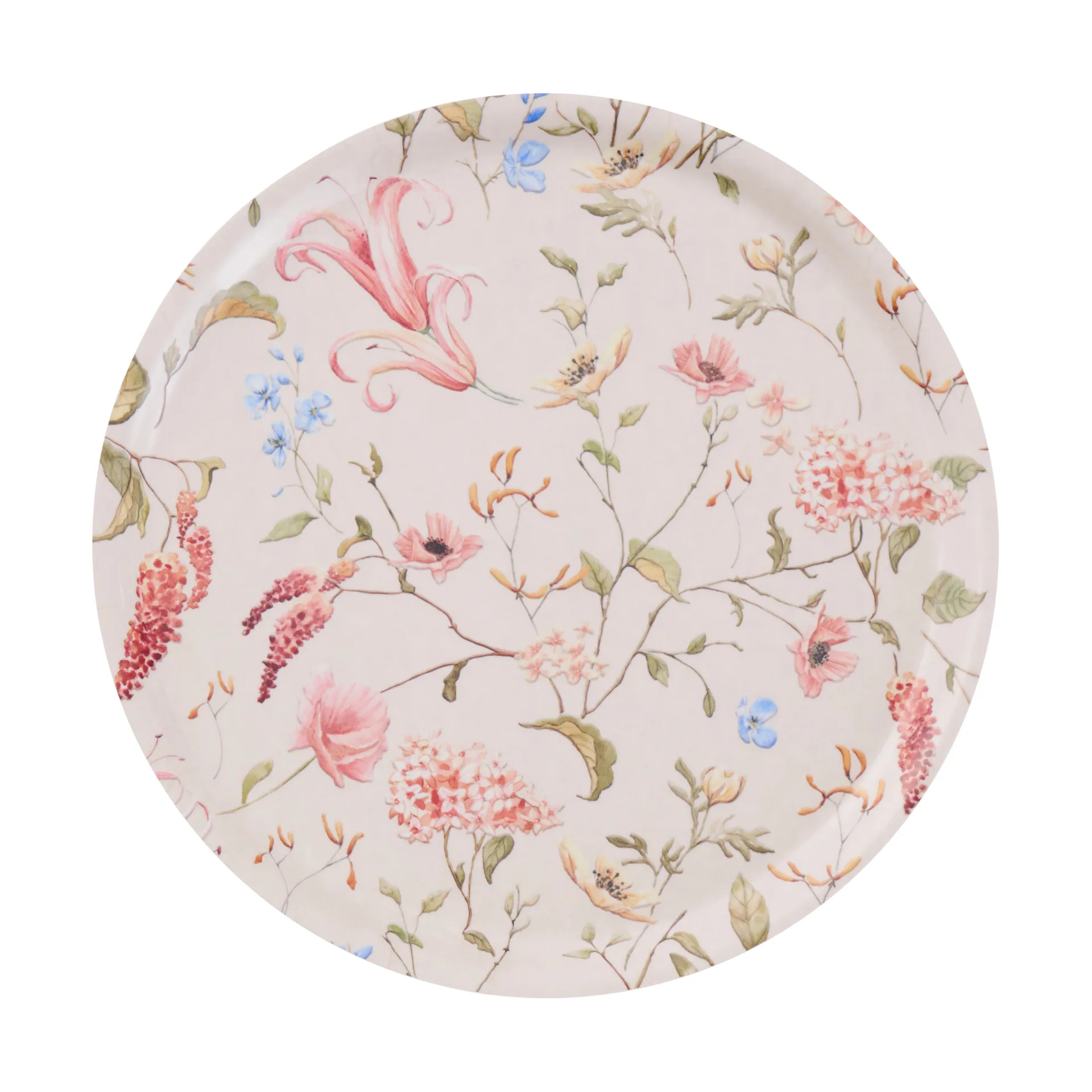 Romantica serving tray, Pastel, Ø31 cm Klippan Yllefabrik