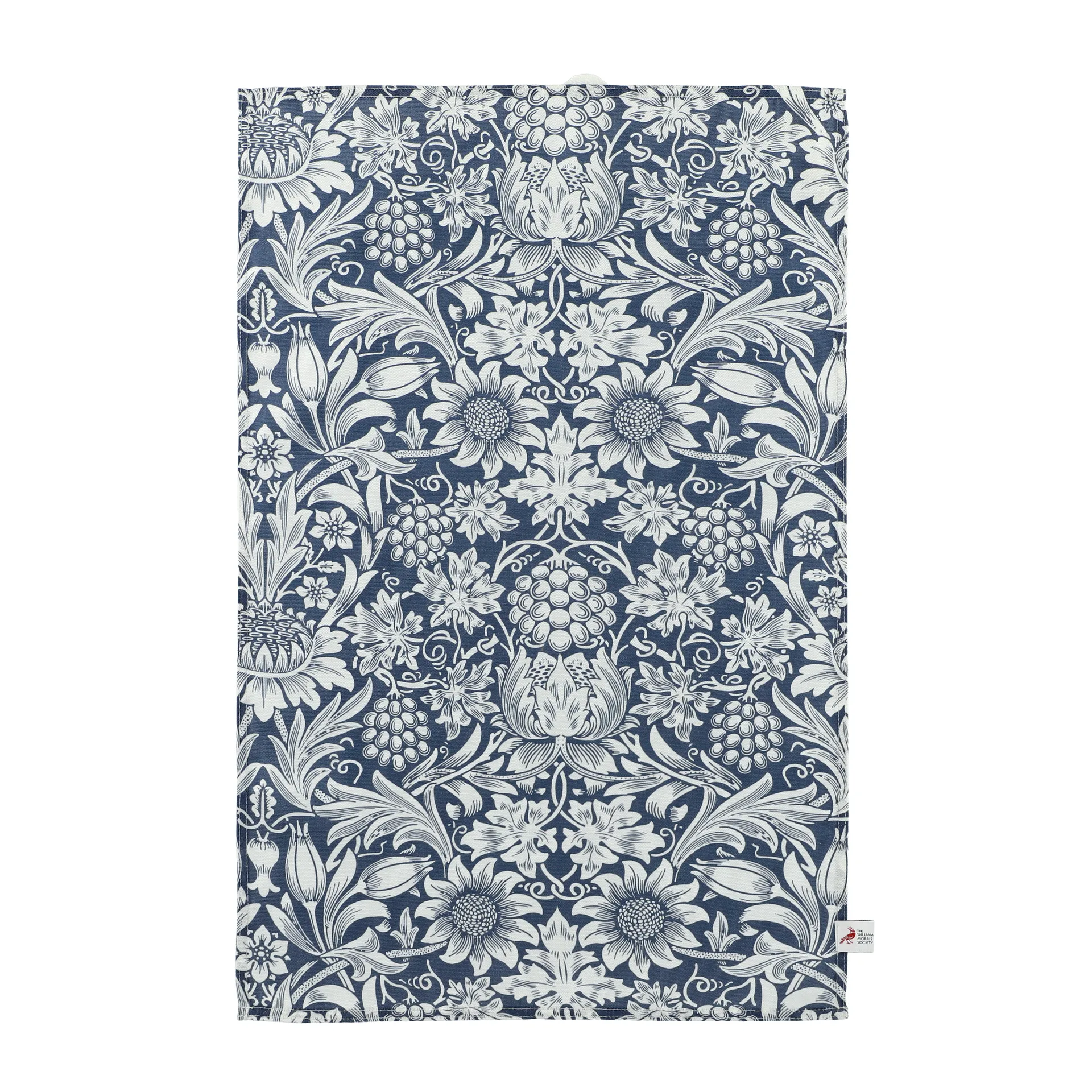 Sunflower kitchen towel 46x70 cm, Dark denim Klippan Yllefabrik