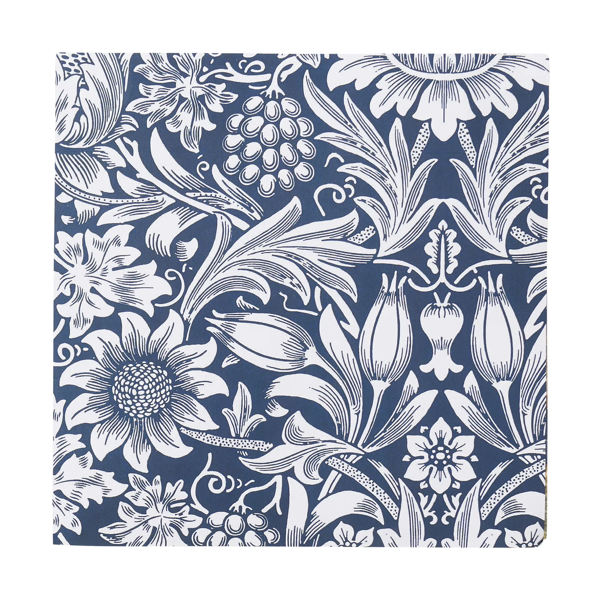Sunflower napkin 33x33 cm 20-pack, Dark denim Klippan Yllefabrik