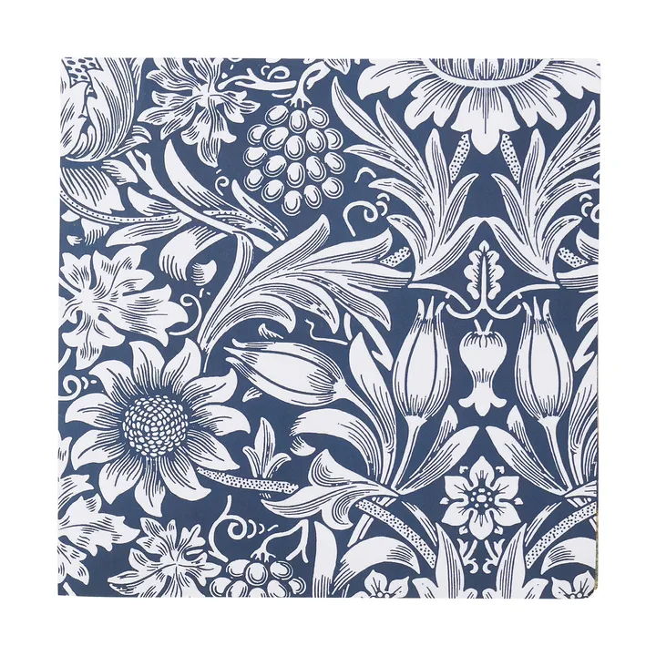 Sunflower napkin 33x33 cm 20-pack - Dark denim - Klippan Yllefabrik