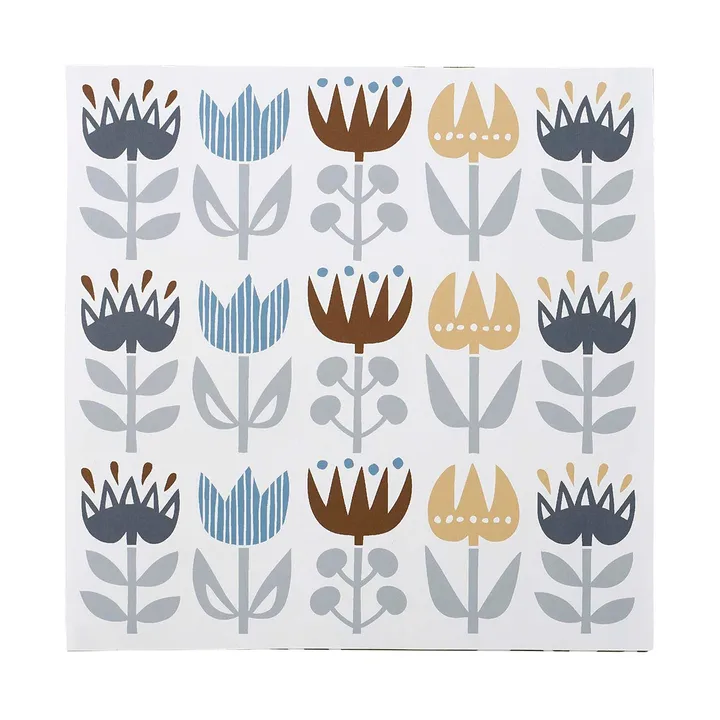 Tulip napkin 33x33 cm 20-pack - Grey - Klippan Yllefabrik