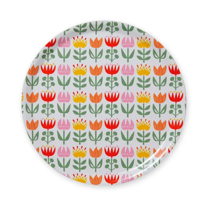 Tulip round tray Ø33 cm - Multi - Klippan Yllefabrik