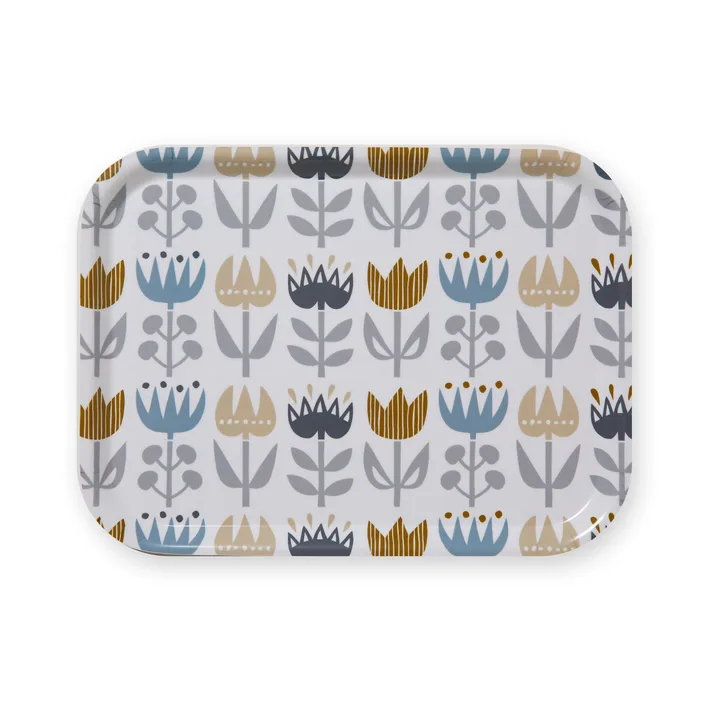 Tulip small tray 20x27 cm - Grey - Klippan Yllefabrik