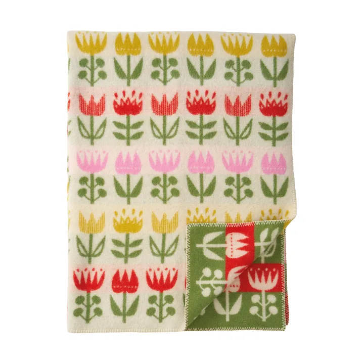 Tulip throw 130x180 cm - Multi - Klippan Yllefabrik