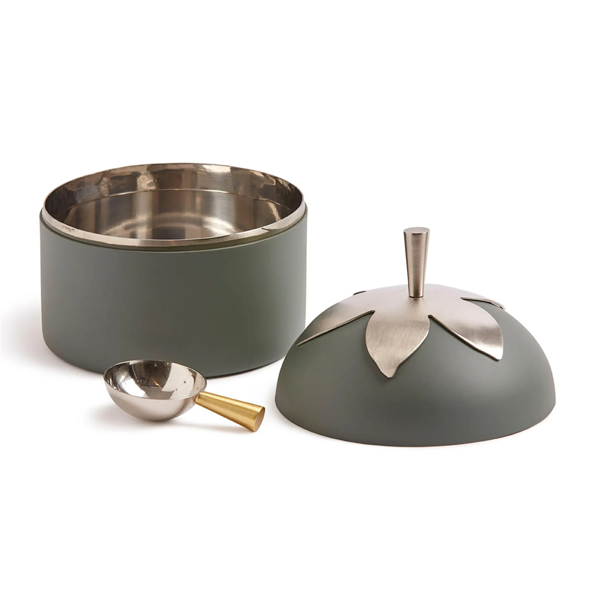 Blad jar, small, grey KLONG