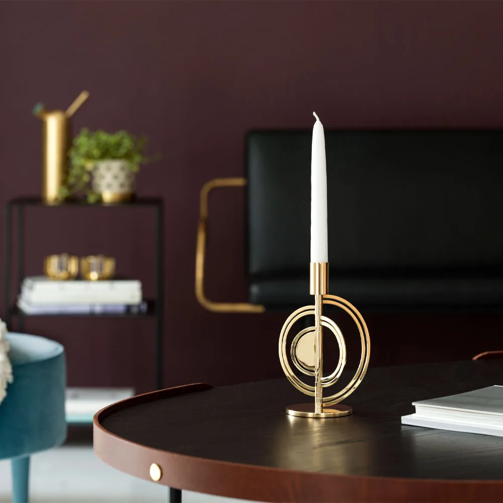Cirkus Candlestick, Black, medium KLONG