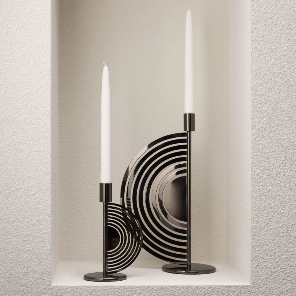 Cirkus Candlestick, Black, medium KLONG