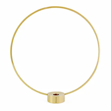 Gloria candle holder, small - brass - KLONG