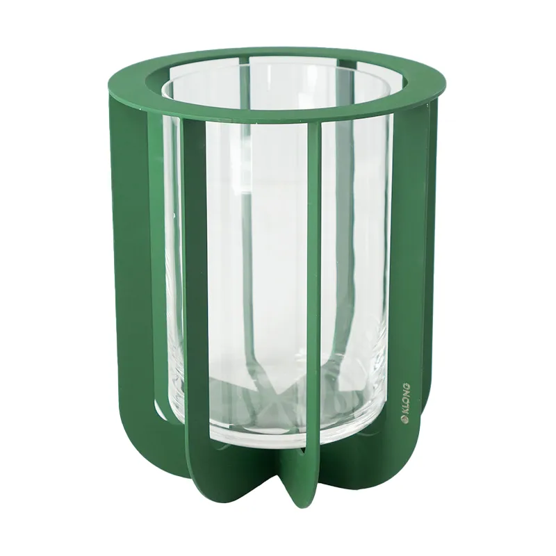 Jazz vase 20 cm, Green KLONG