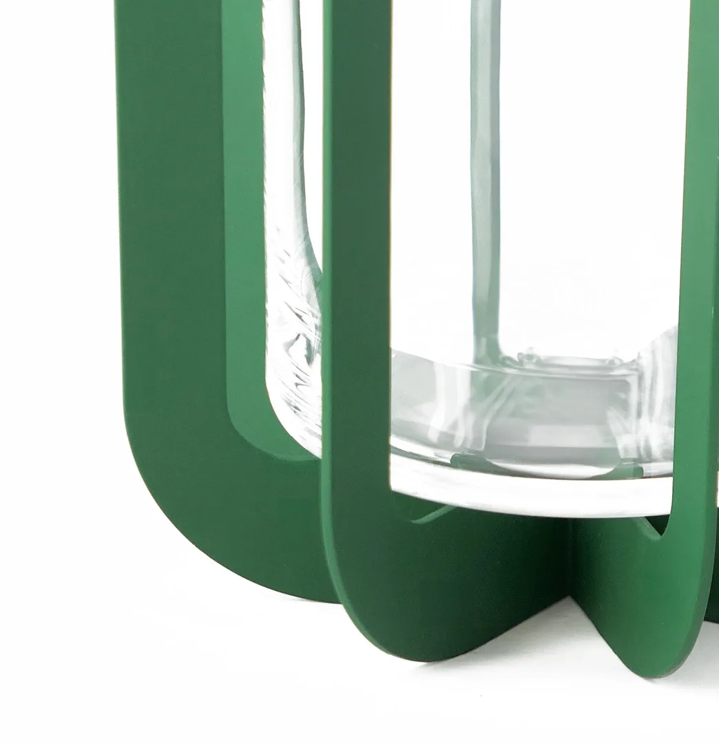 Jazz vase 20 cm, Green KLONG