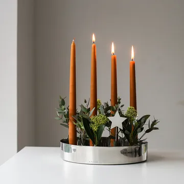 Jubel advent candle holder - Silver - KLONG