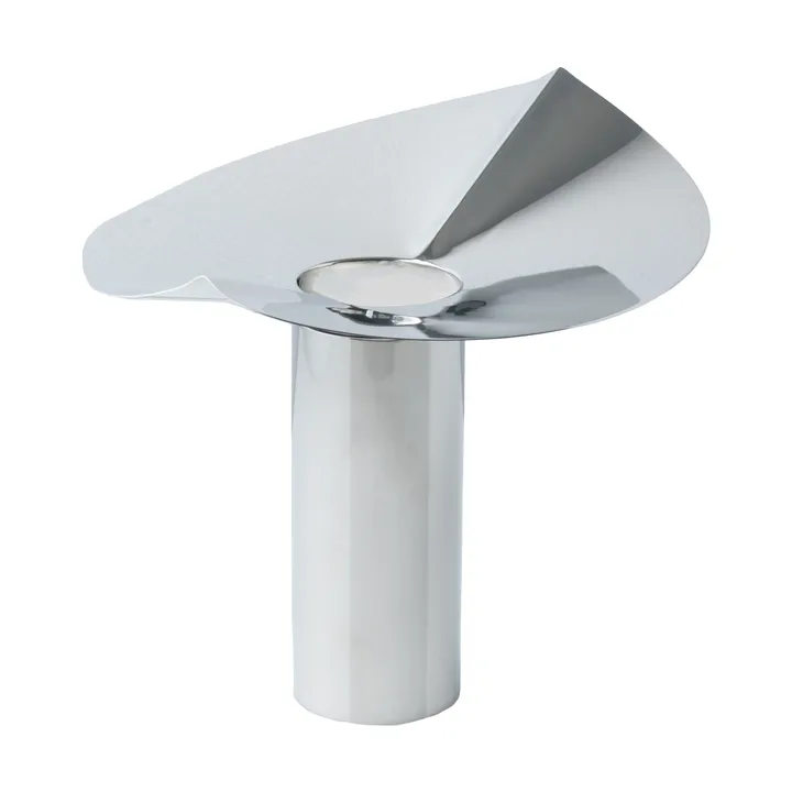 Löv vase-candle holder - Stainless steel - KLONG