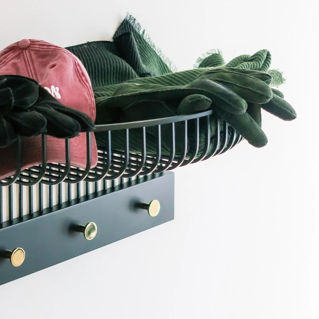Lunett hat rack, Black KLONG