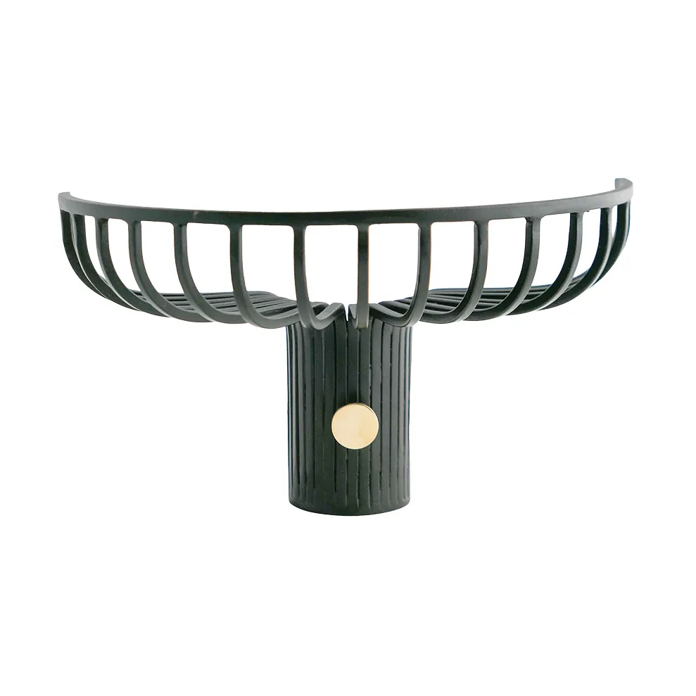 Lunett objects hat rack with hook, Black KLONG