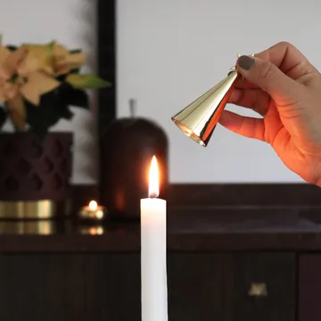 Star snuffer candle extinguisher - Brass - KLONG