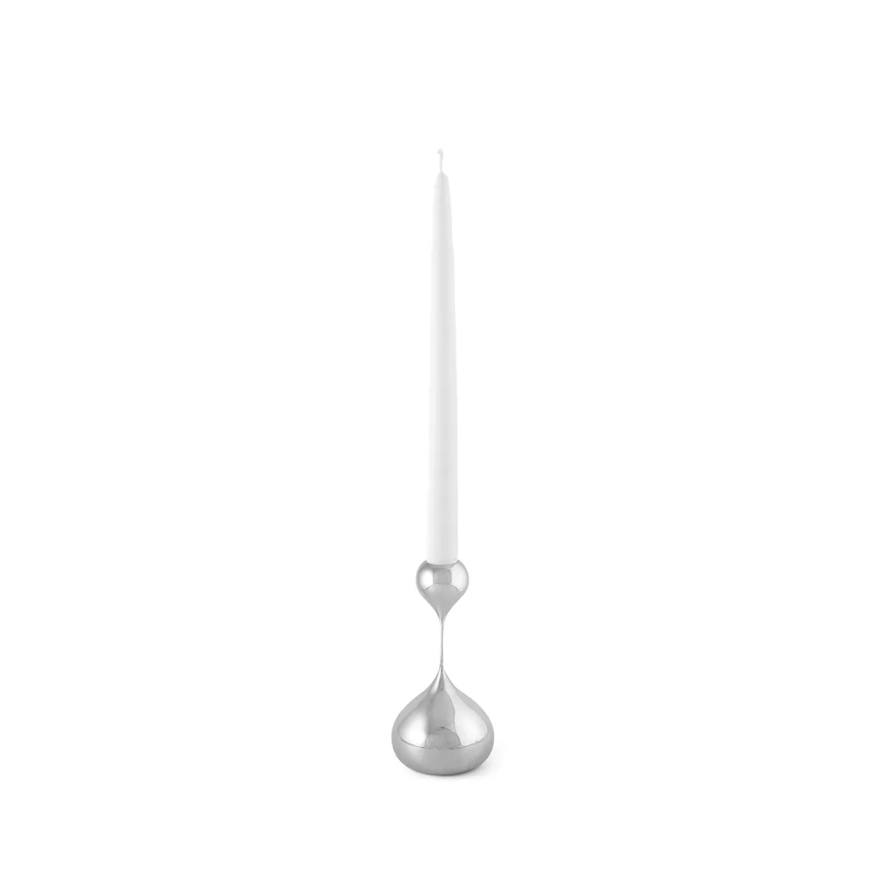 Tender candle holder small, Nickel KLONG