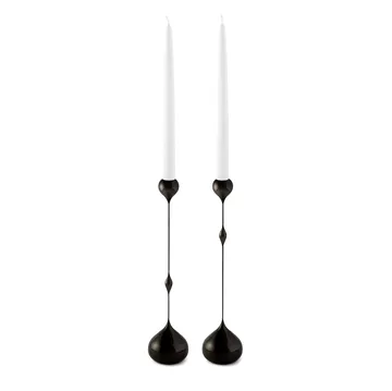 Tender candle holderlow - Black - KLONG