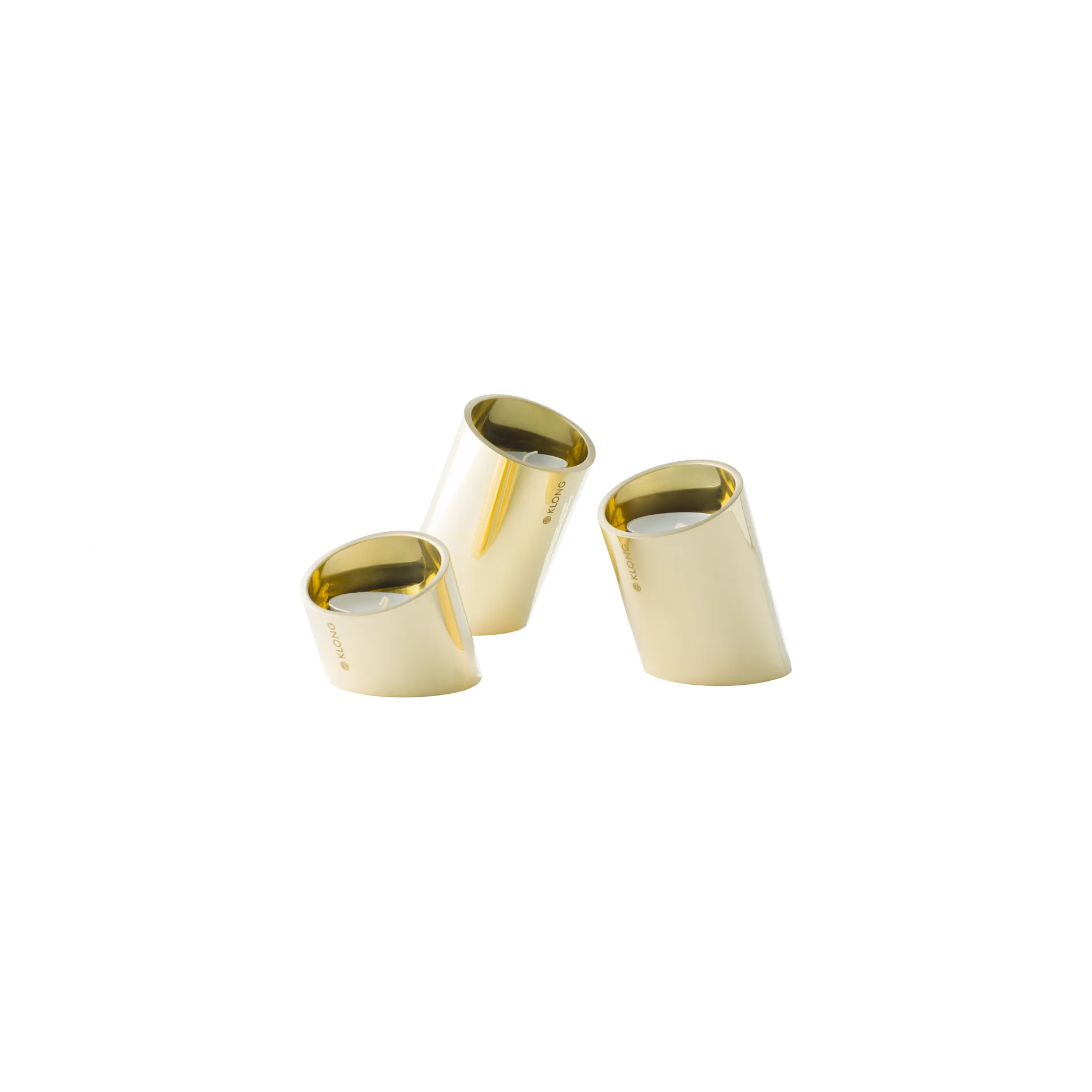 Tipp lantern 3 pieces, Brass KLONG