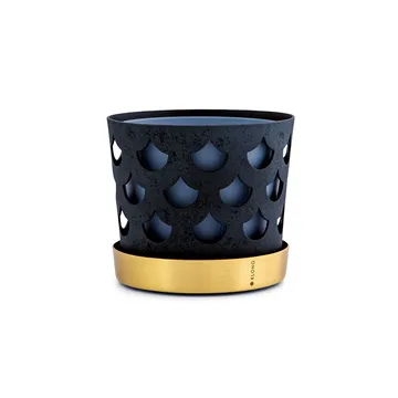 Trio flower pot drop small Ø12 cm - blue - KLONG