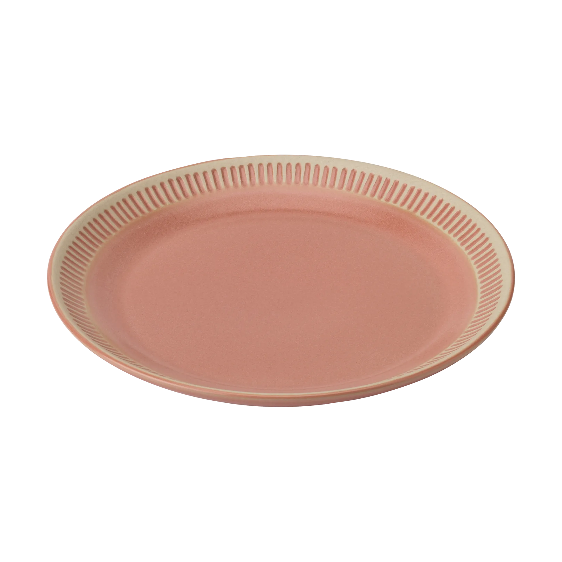 Colorit plate Ø22 cm, Coral Knabstrup Keramik