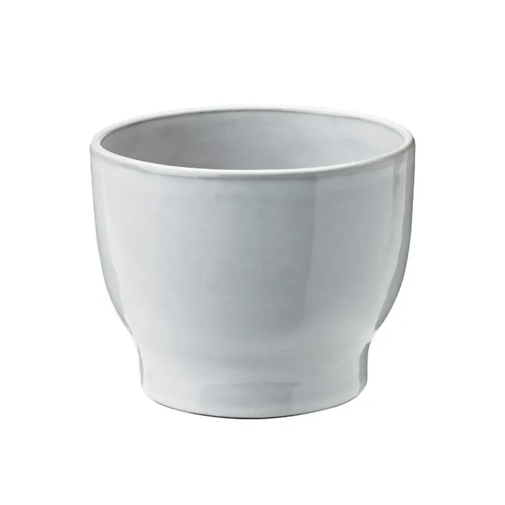 Knabstrup outdoor flower pot Ø12.5 cm - white - Knabstrup Keramik