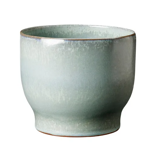 Knabstrup outdoor flower pot Ø14.5 cm, soft mint Knabstrup Keramik