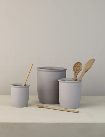 Knabstrup preserving jar - Grey, 1 L - Knabstrup Keramik