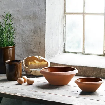 Knabstrup proofing bowl 2 l - terracotta - Knabstrup Keramik
