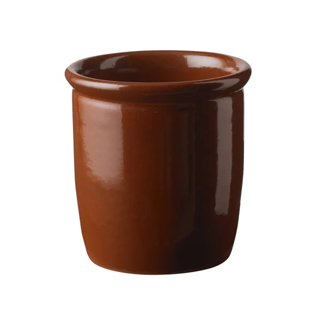 Pickle jar 0.5 l - brown - Knabstrup Keramik