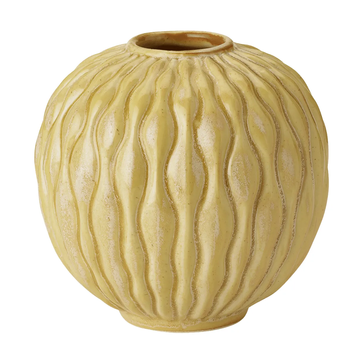 Solum vase, Ochre, 8.5 cm Knabstrup Keramik
