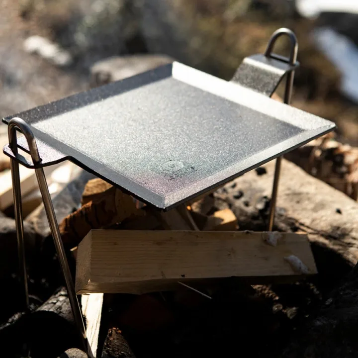 Frying table. 4 mm carbon steel, Frying surface 22x22 cm Kockums Jernverk
