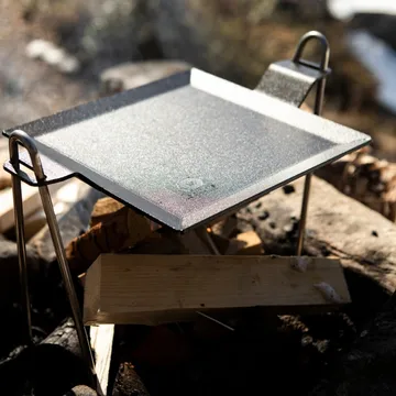 Frying table. 4 mm carbon steel - Frying surface 22x22 cm - Kockums Jernverk