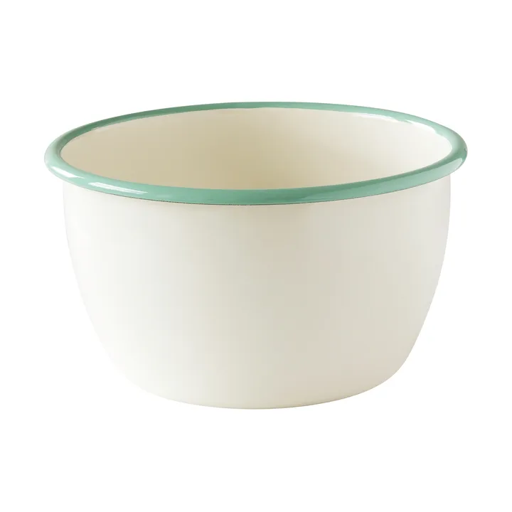 Kockums bowl - Cream lux-green, Ø18 cm - Kockums Jernverk