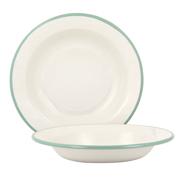 Kockums deep plate 22 cm - Cream lux - Kockums Jernverk