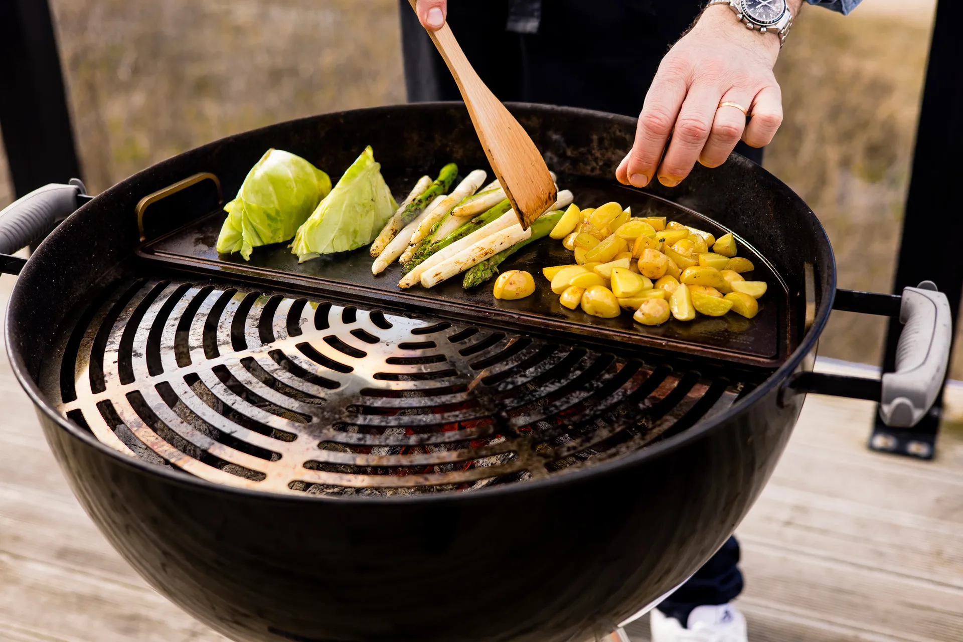 Kockums griddle, Black, half-round, 55 cm Kockums Jernverk
