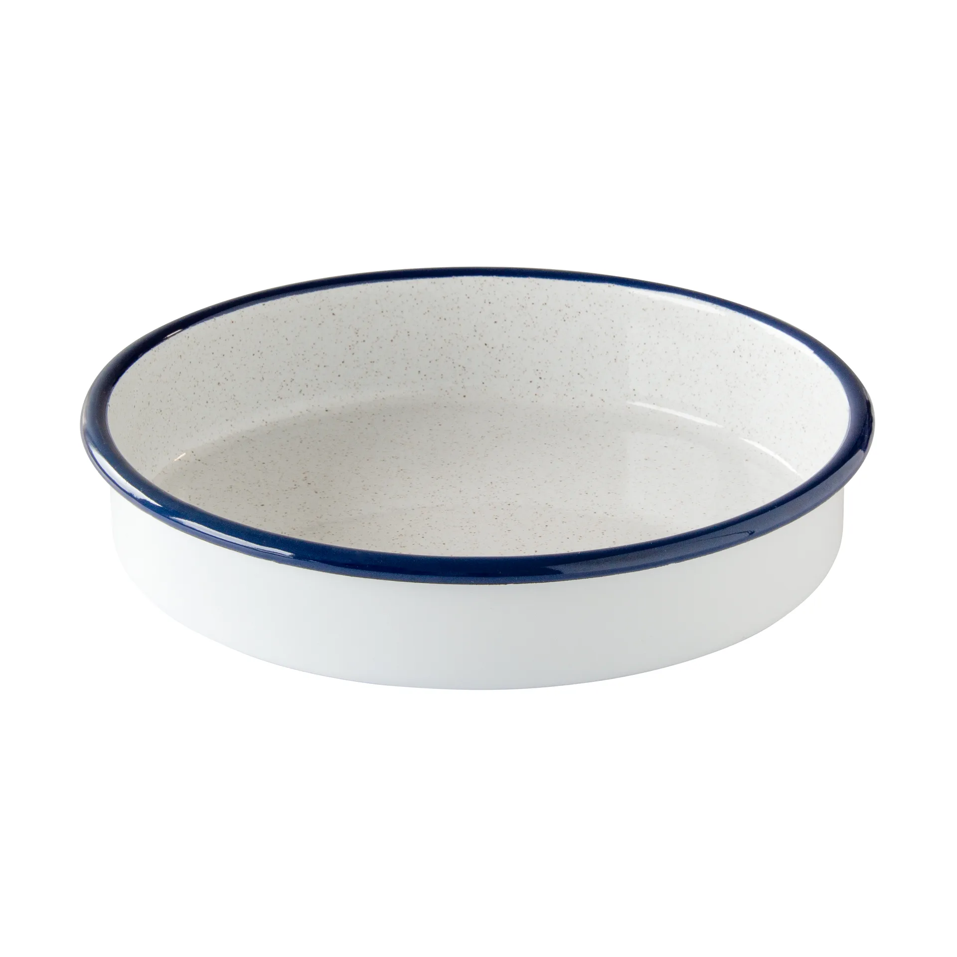 Kockums oven dish, Kockums white-blue, round, Ø24 cm Kockums Jernverk
