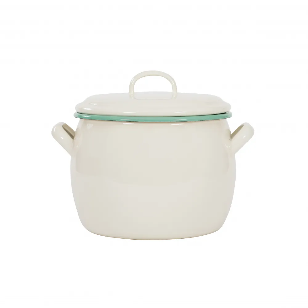 Kockums saucepan with lid 4 l, Cream Lux (beige) Kockums Jernverk