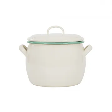 Kockums saucepan with lid 4 l - Cream Lux (beige) - Kockums Jernverk