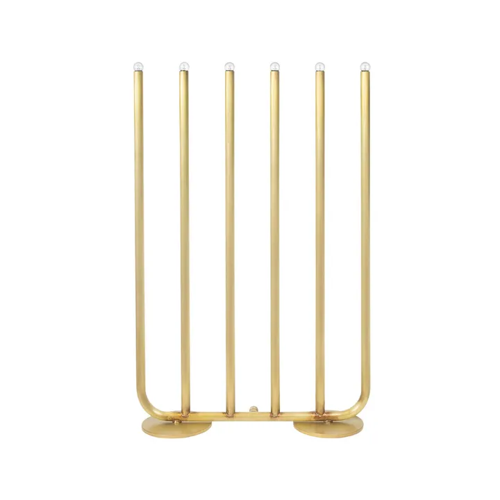 December 6 advent candlestick - Shiny - Konsthantverk
